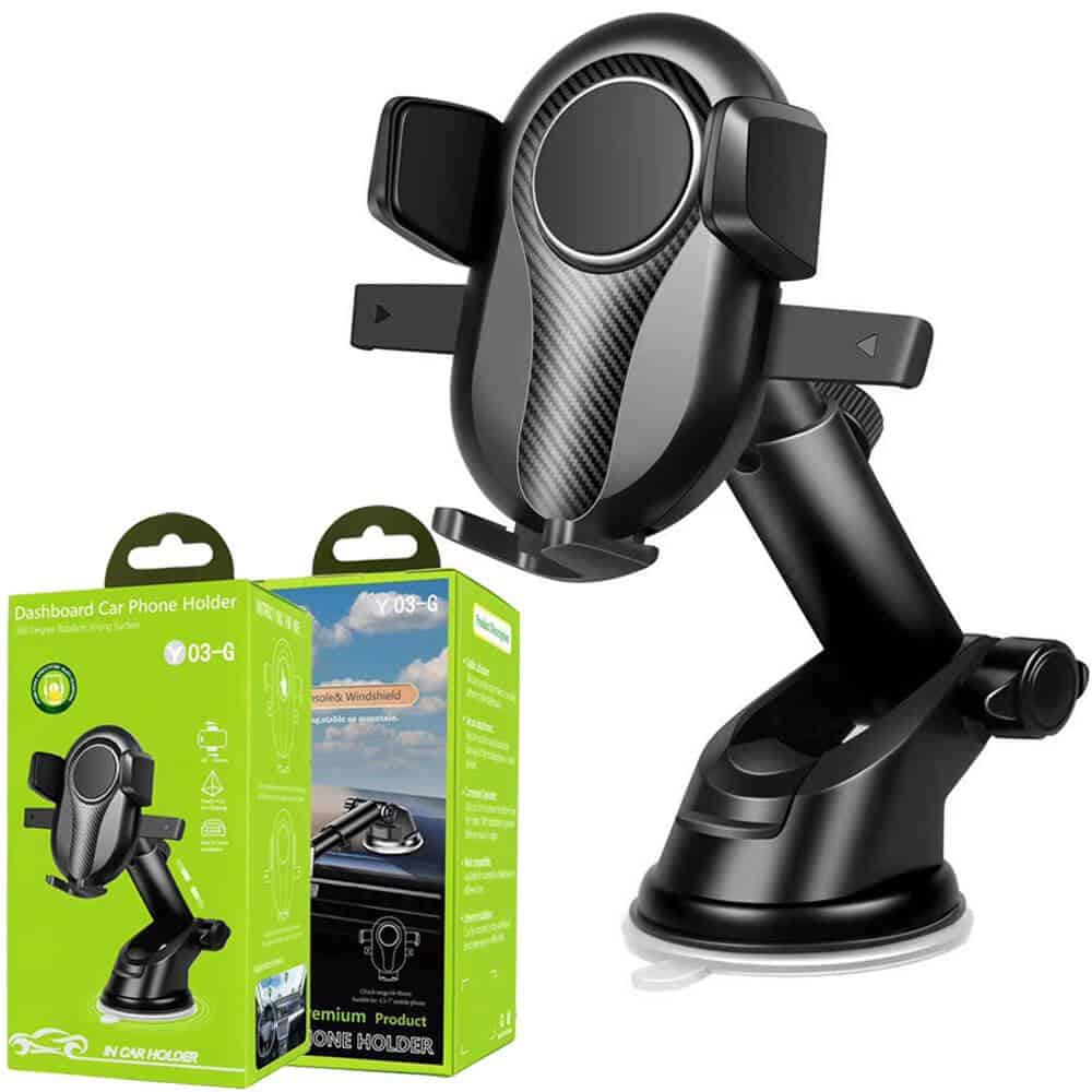 Y03-G 360 Degree Rotating Car Mobile Phone Holder Stand in Car GPS Windshield /Dashboard Mount Holder Y03-G 360 Degree Rotating Car Mobile Phone Holder Stand in Car GPS Windshield /Dashboard Mount Holder